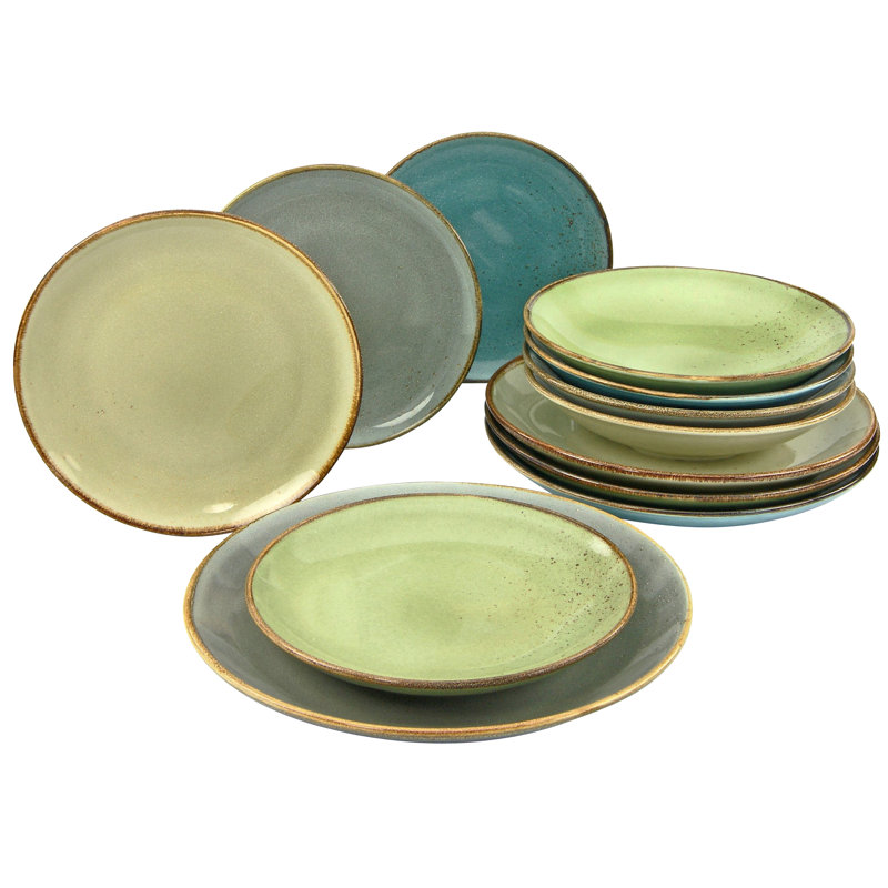 Creatable Nature 12 Piece Dinnerware Set, Service for 4 & Reviews